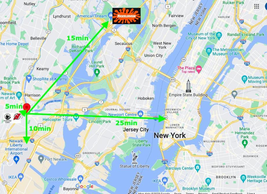 Best Room To Visit Nyc-Subway Access Нюарк Екстериор снимка